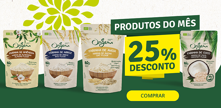  Produto do Mês Dezembro 2024 - Farinhas - 25% desconto