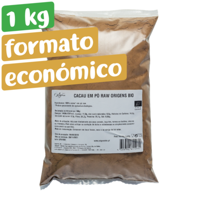 Cacau em Pó Raw Formato Económico