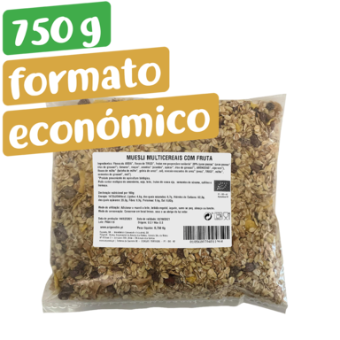 Muesli Multicereais fruta squared
