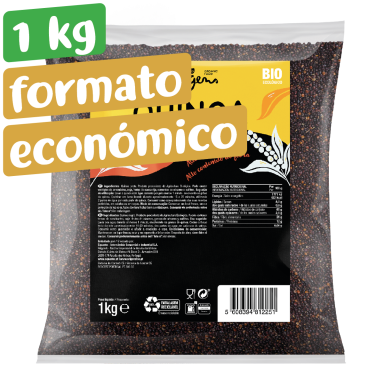 quinoa preta biológica formato ecónomico kg Origens Bio