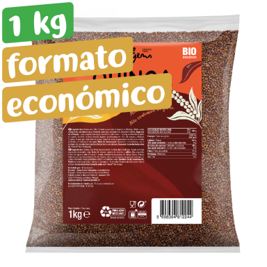 quinoa vermelha biológica formato económico kg Origens Bio