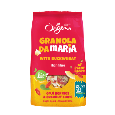 granola maria goji coco origens bio squared produtos biológicos