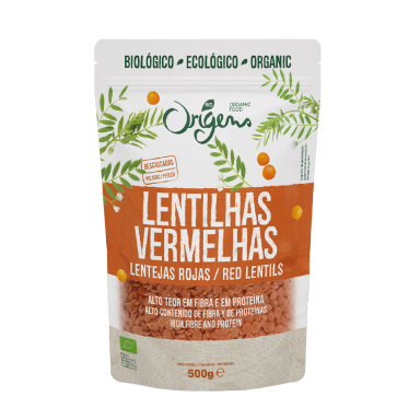 Lentilhas Vermelhas Descascadas 500g