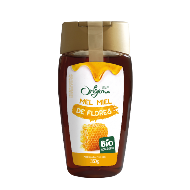 Mel de Flores 350g Origens Bio Top Down 