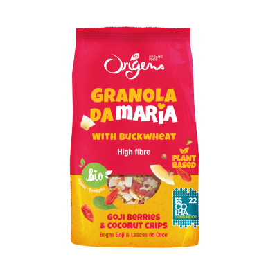 granola maria goji coco origens bio squared produtos biológicos