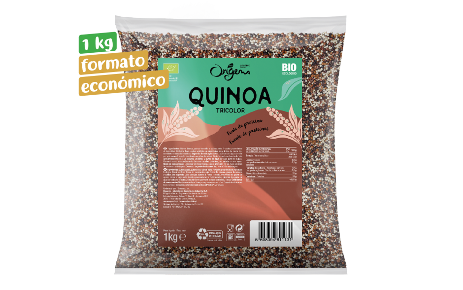 Formato Económico Biológica Quinoa Tricolor kg Origens Bio