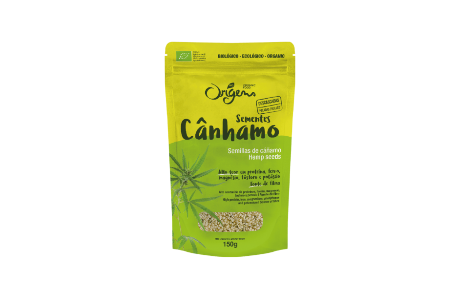 Sementes de Cânhamo Descascadas 150g 