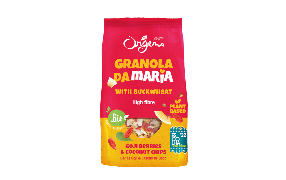 granola maria goji coco origens bio squared produtos biológicos