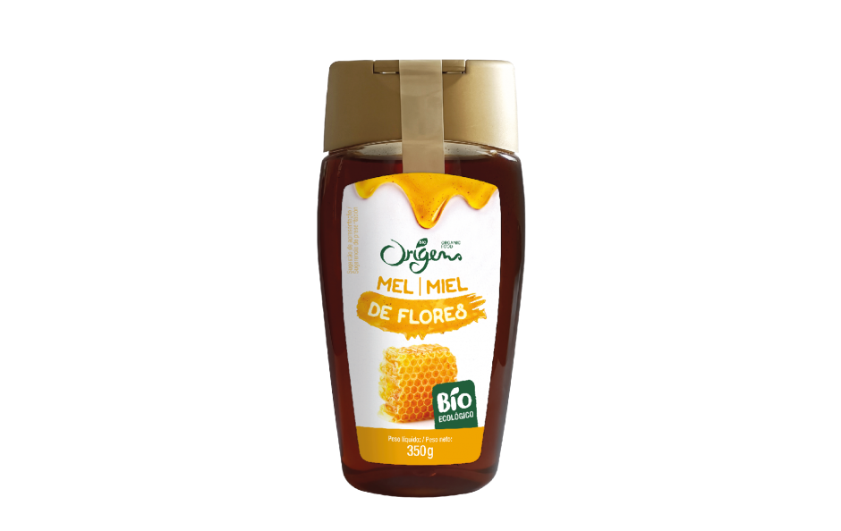 Mel de Flores 350g Origens Bio Top Down 