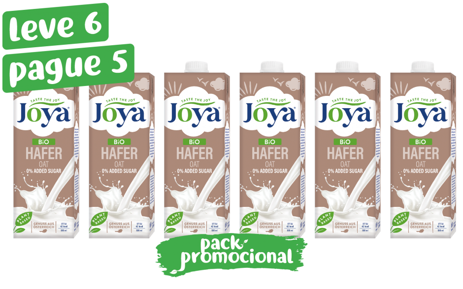 Pack de 6 bebidas de aveia joya biológico 