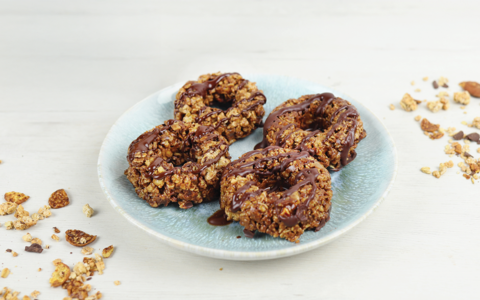 Snack Energético de Chocolate e Amendoim  2