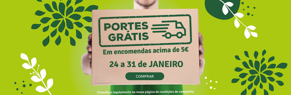  Campanha Portes Grátis - Janeiro 2025